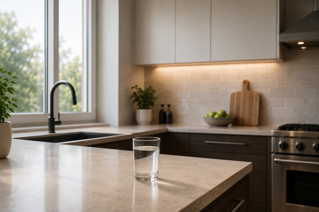 Pure drinking water for modern home and kitchen
