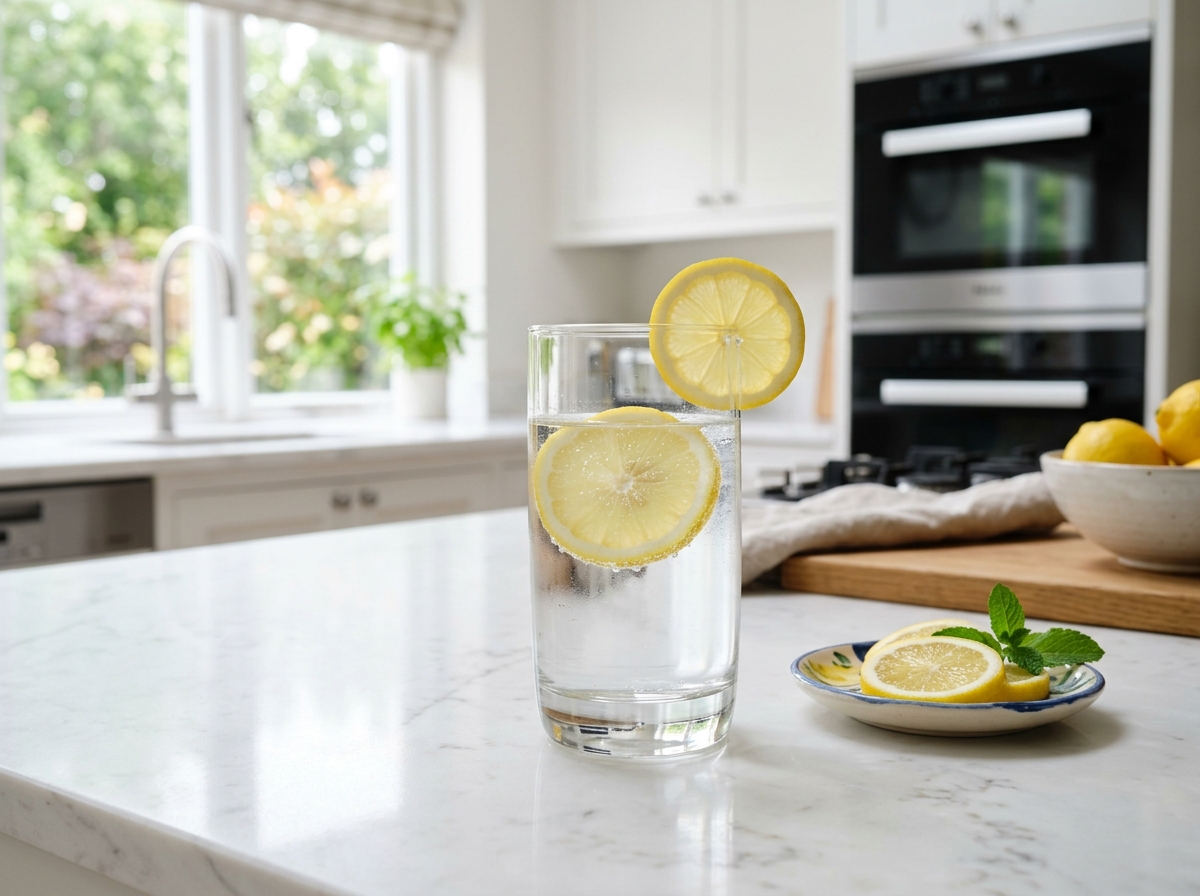 Fresh glass of water
